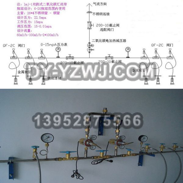 二氧化碳電加熱匯流排