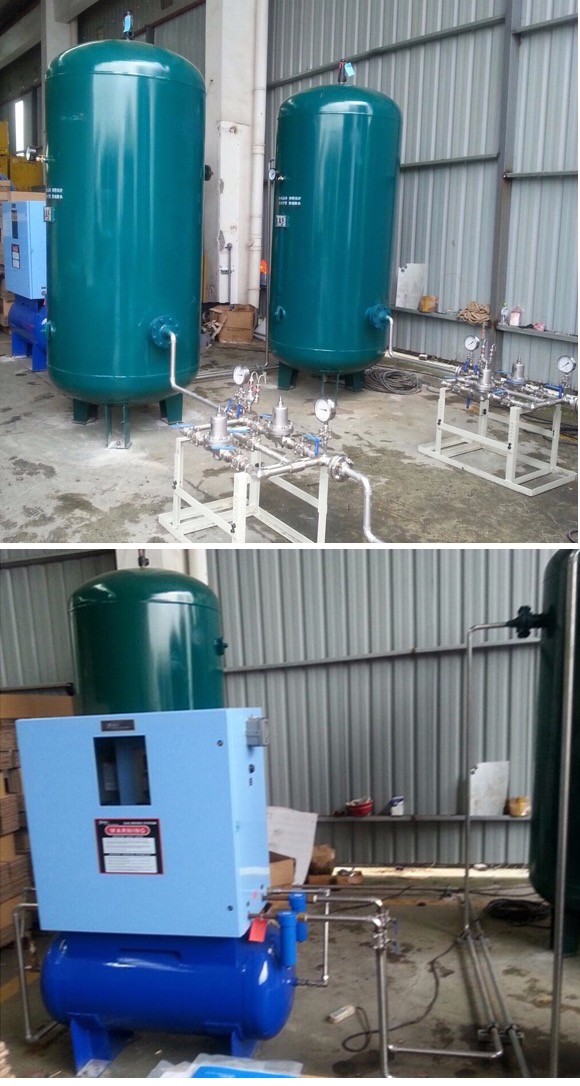 儲罐緩沖罐集中供氣