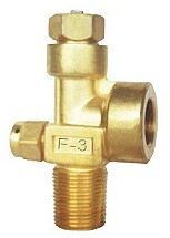 軸聯(lián)式氧氣瓶閥F-3型